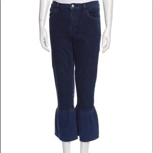 J.Brand Rubi High Rise Crop With Frill Jeans